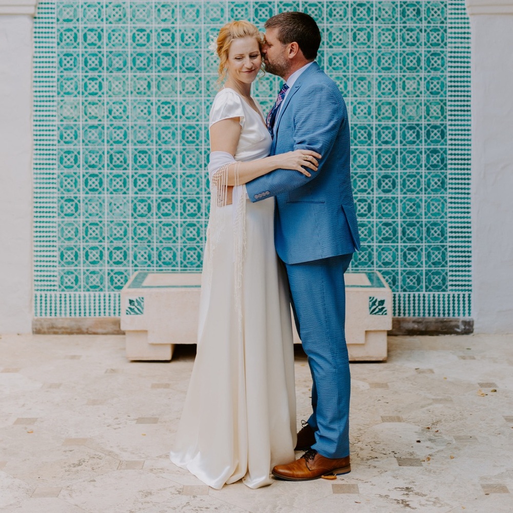 Reformation Geranium dress in ivory